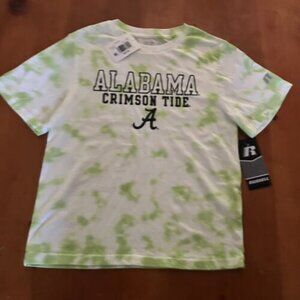 NWT Russell Alabama Crimson Tide T Shirt Sz S 6-7